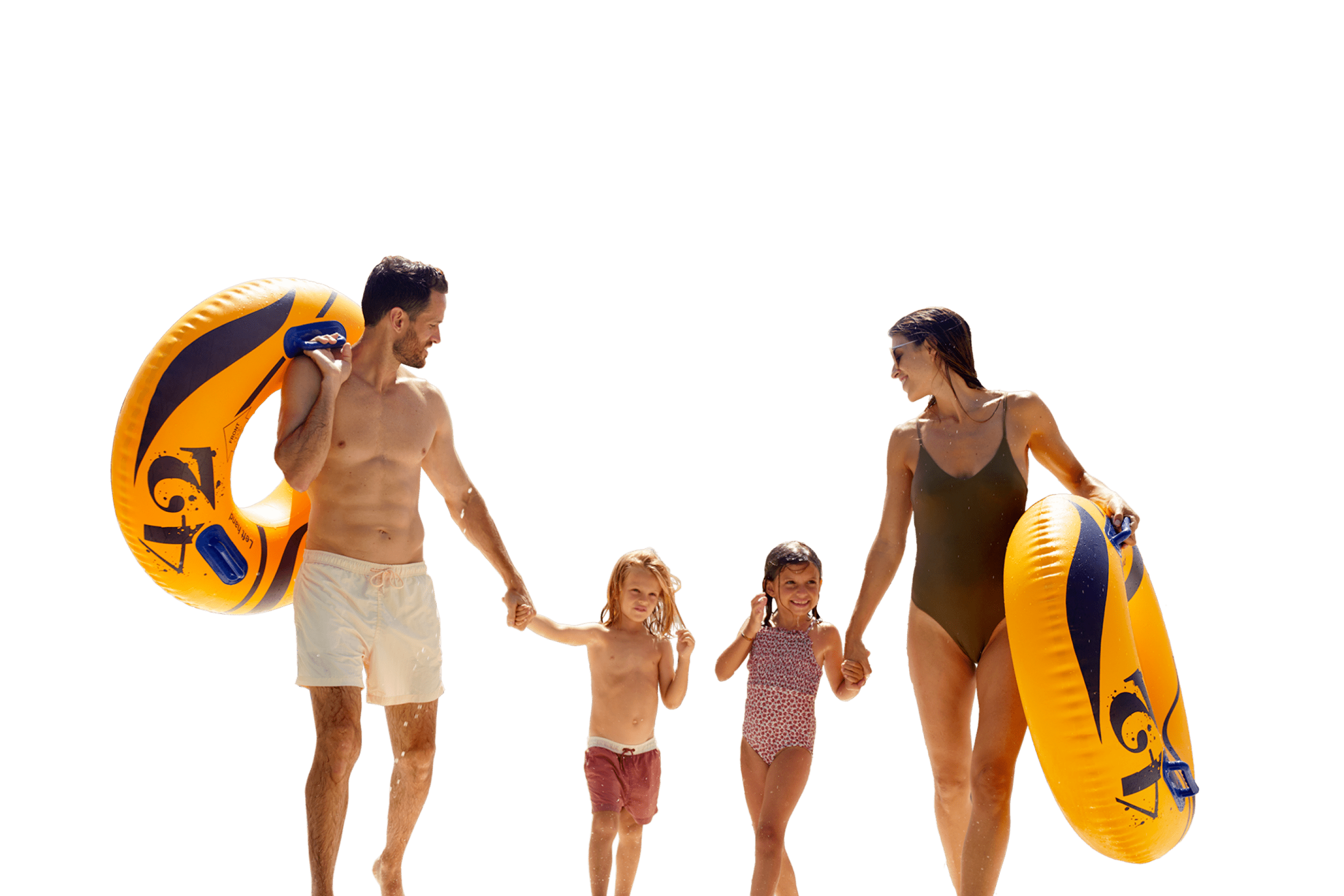 Famille au Hidropark Alcúdia parc aquatique enfants Majorque