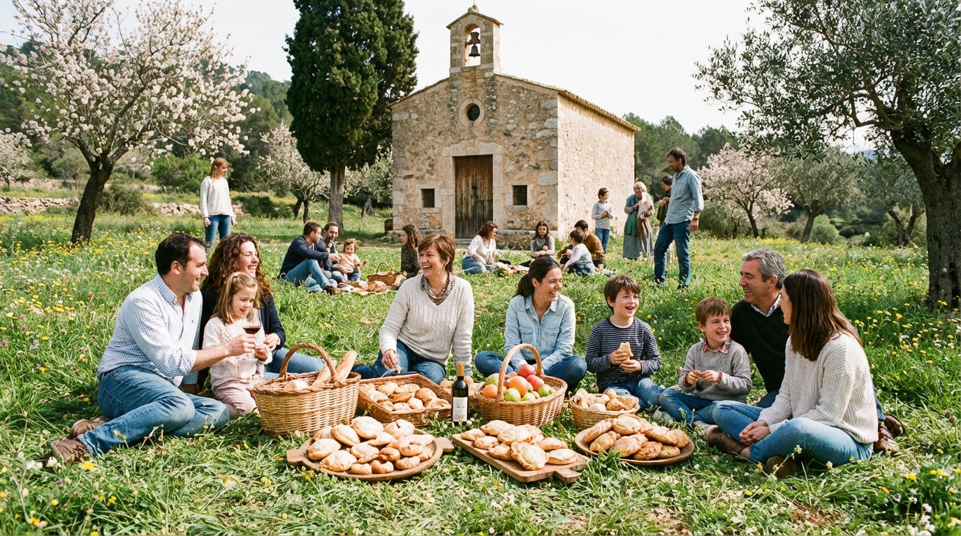 Pancaritat — family picnic tradition on Easter Monday.
