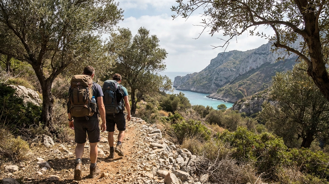 Trail toward Cala Deià (GR-221)