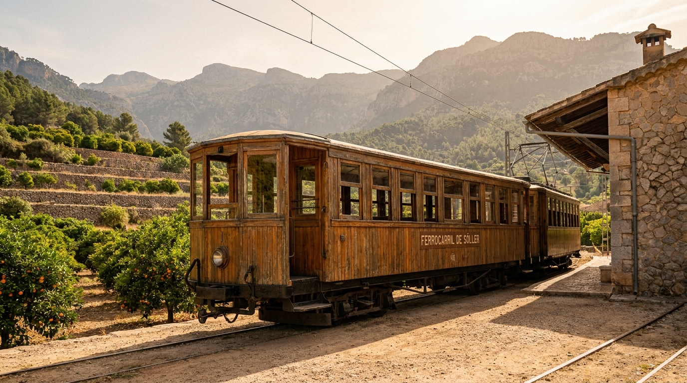 Sóller et Port de Sóller en 2 jours : train historique, marché, mer et éclipse 2026