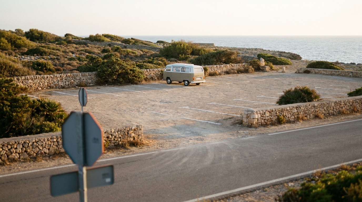Camping Majorque en van : règles, spots et amendes (guide 2024-2026)